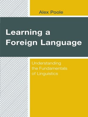 cover image of Learning a Foreign Language